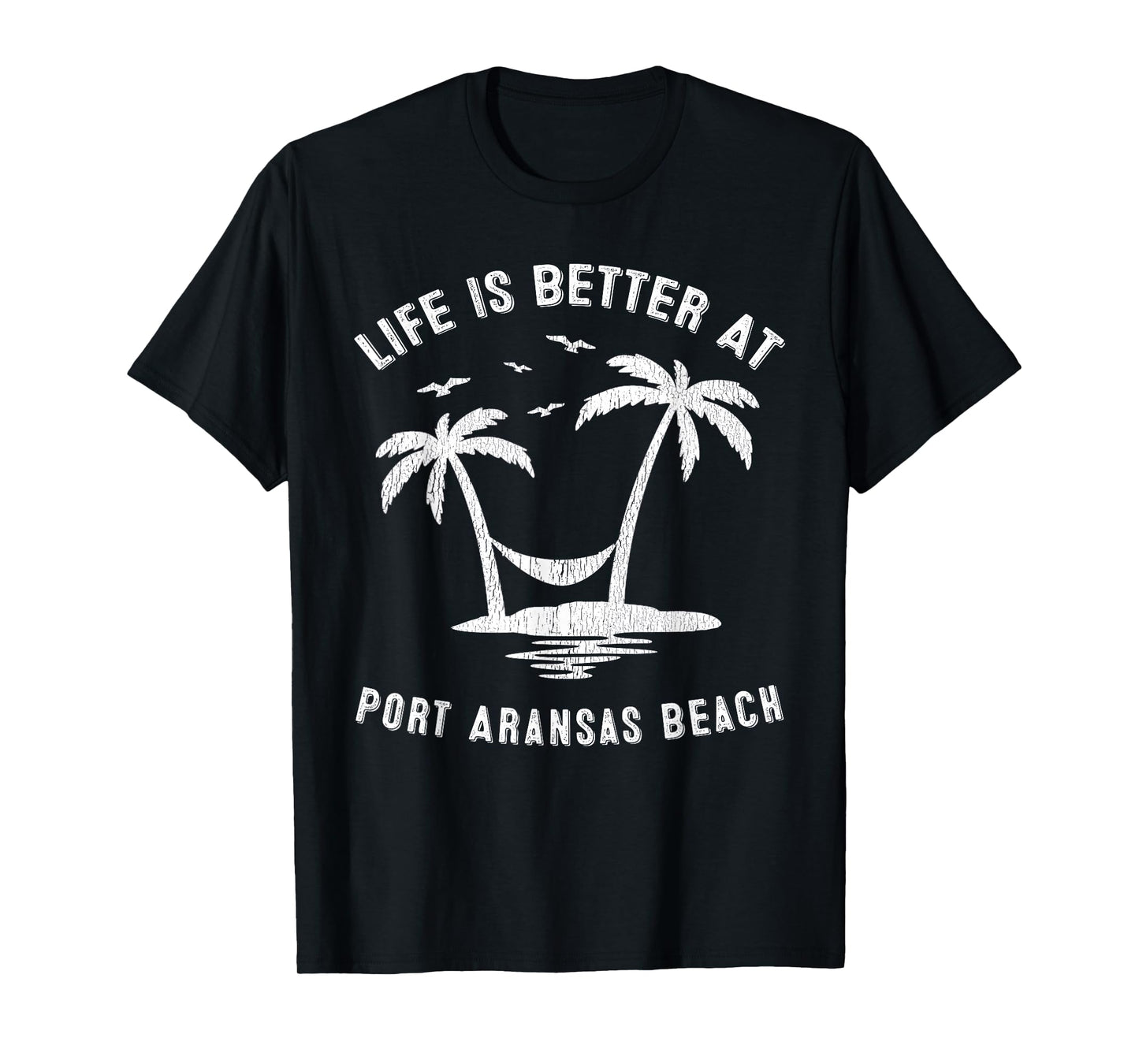 Port Aransas Family Vacation Vintage Texas Beach T-Shirt