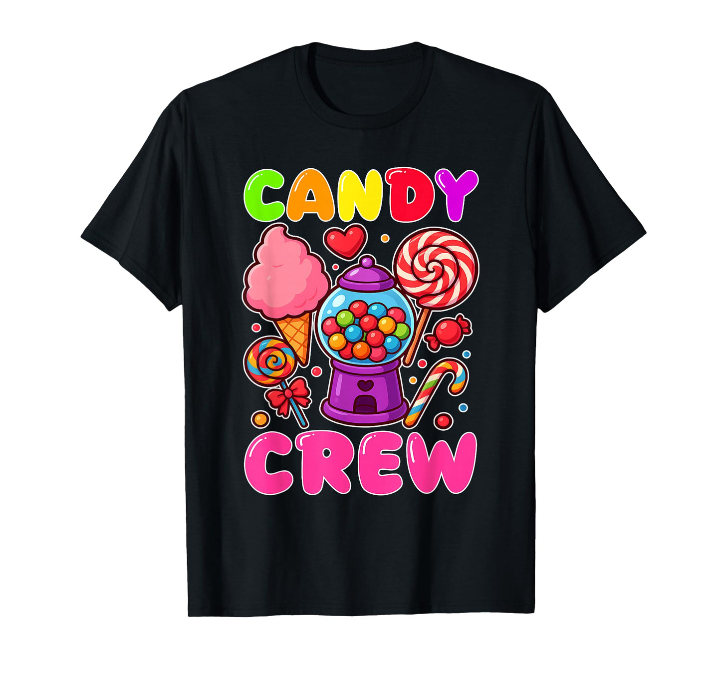 Candy Crew Candy Land Security Sweetie Candy Squad Kid Girls T-Shirt