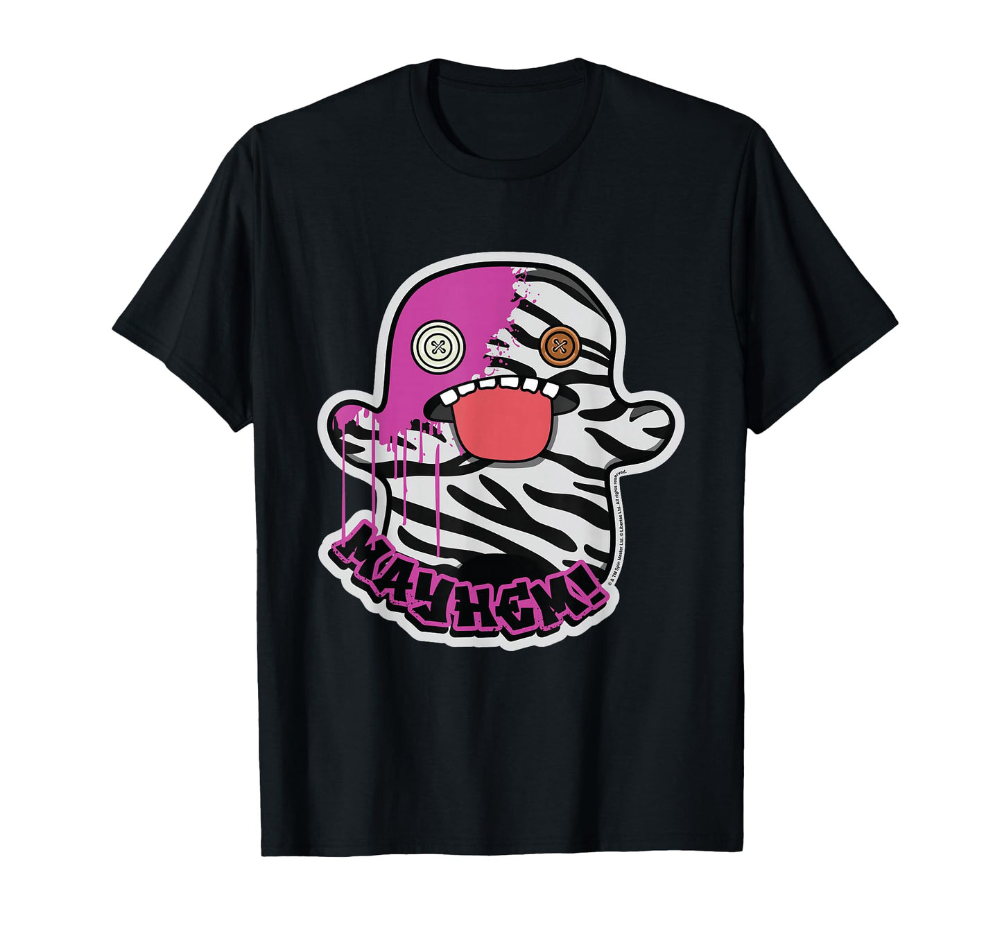Fuggler Mayhem Oogah Boogah Zebra Paint Splat T-Shirt