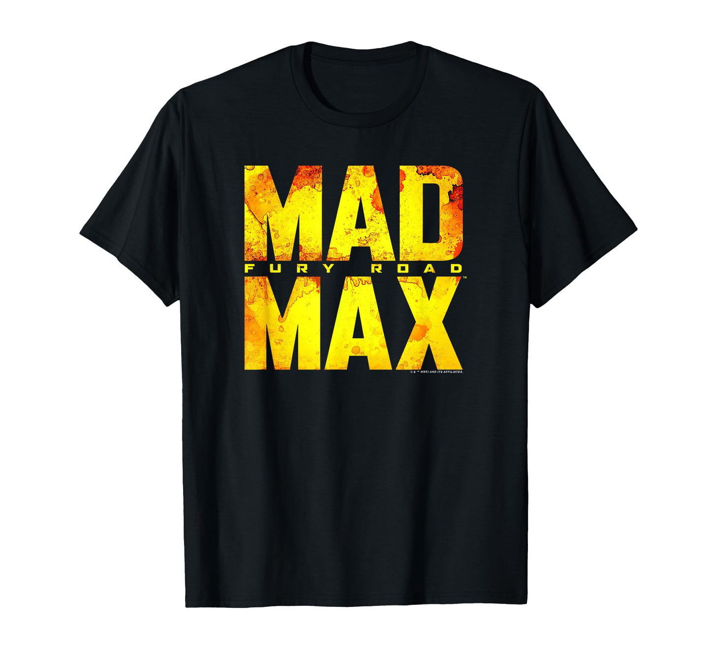 WB100 Mad Max Fury Road Bold Gold Stack Movie Logo T-Shirt