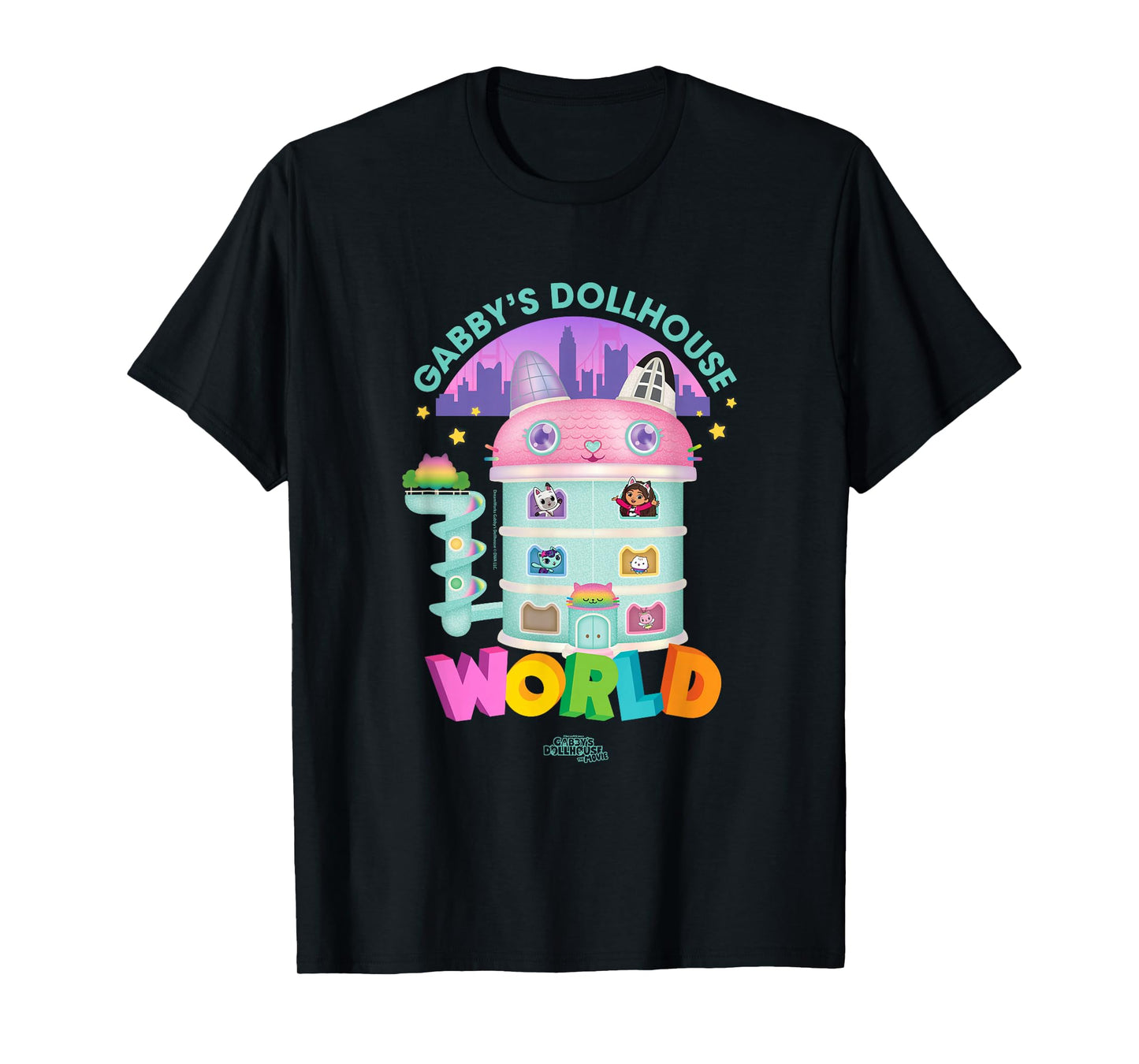 DreamWorks Gabby’s Dollhouse The Movie Tower of Fun T-Shirt