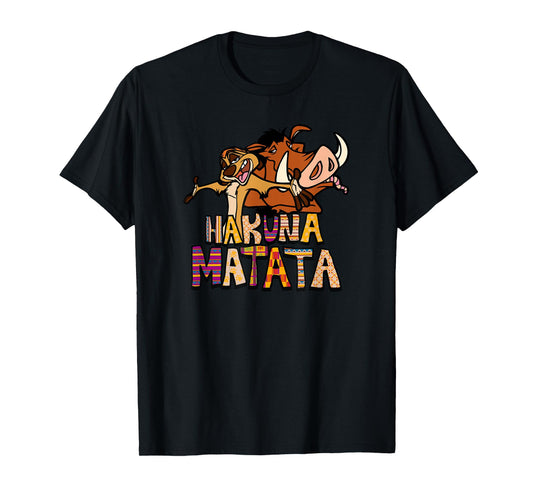Disney The Lion King Hakuna Matata Timon & Pumbaa Sassy Shot T-Shirt