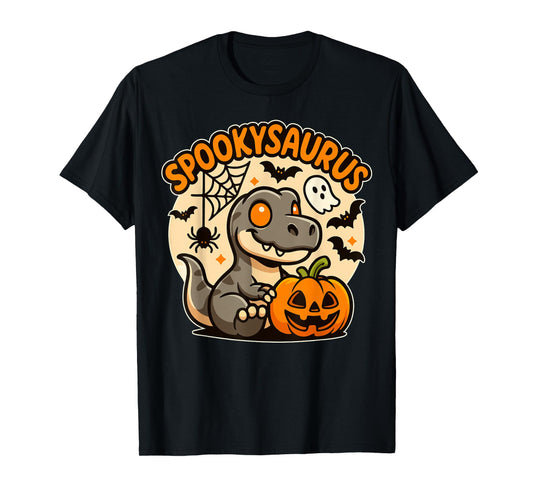SpookySaurus Kids Halloween Dinosaur Kids Toddler Boys Youth T-Shirt