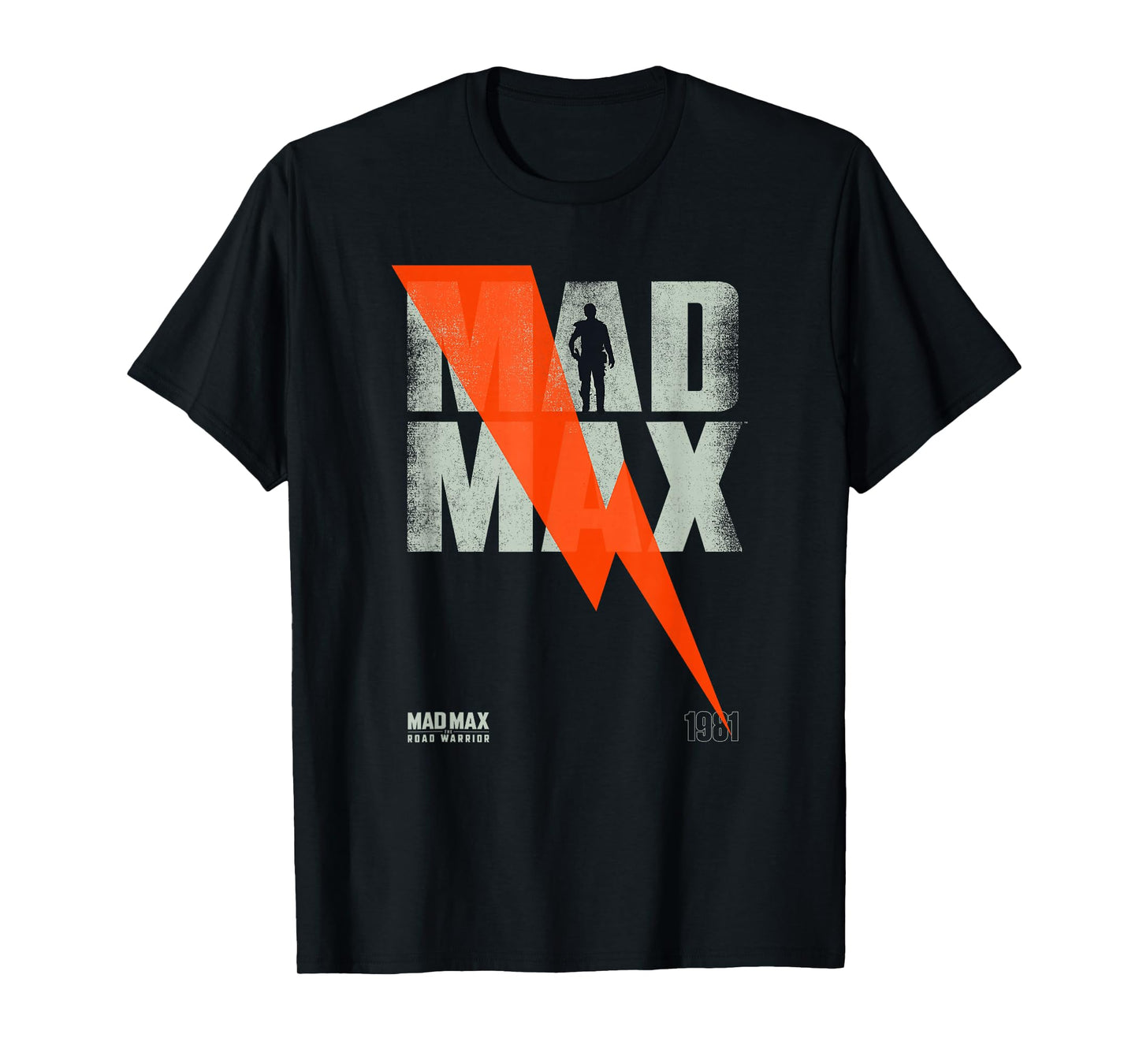 WB100 Mad Max The Road Warrior 1981 Vintage Lightning Poster T-Shirt