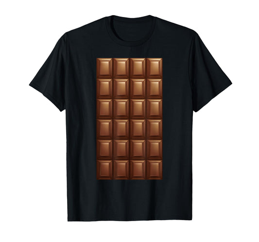 Chocolate Bar Shirt Adult Kids Chocolate Bar Costume T-Shirt