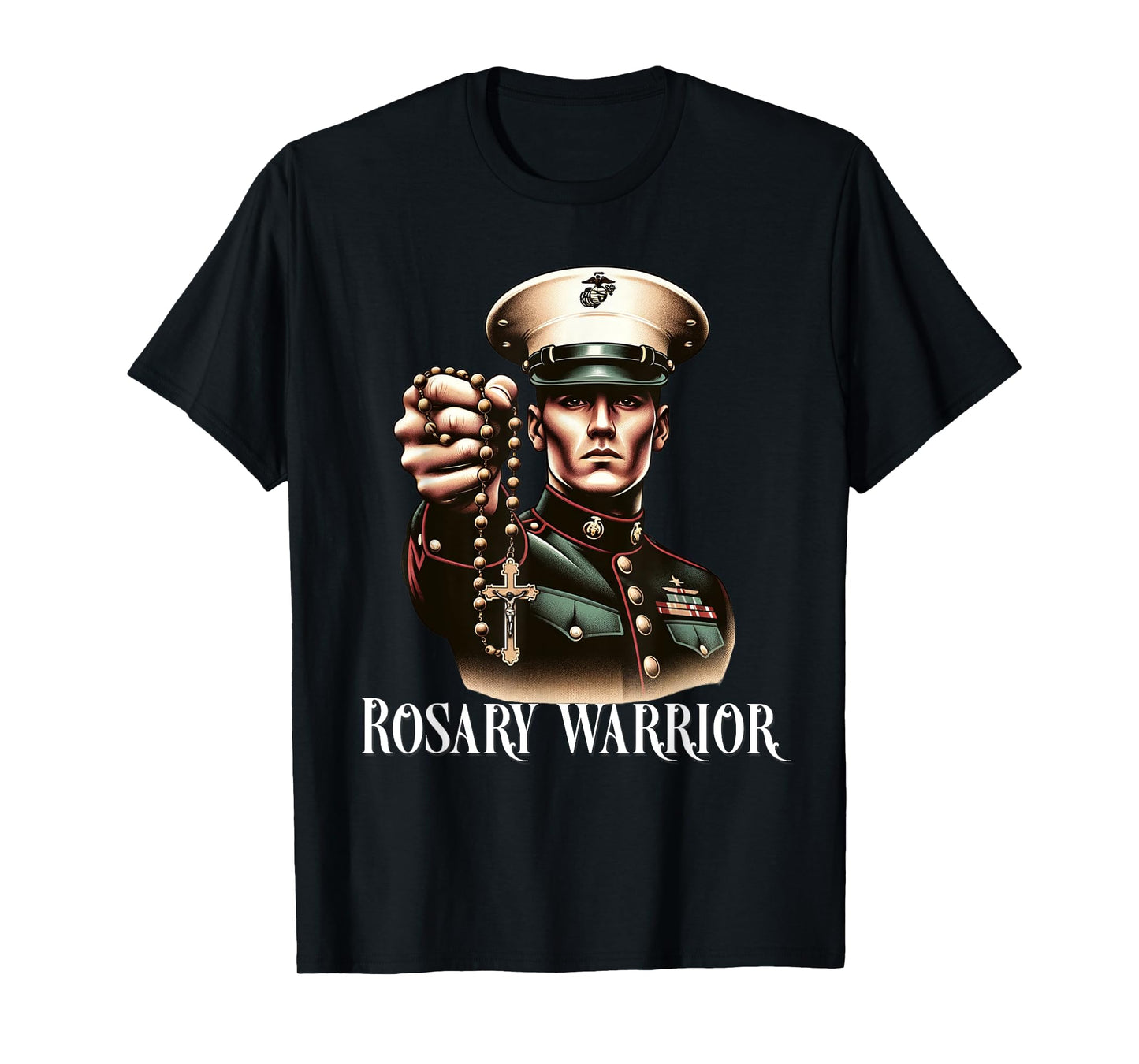 Pray The Rosary Blessed Mother Catholic T-Shirt