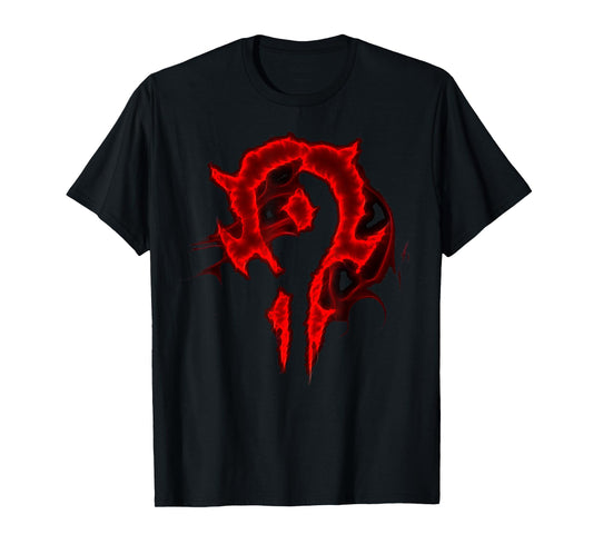 Warcraft Logo Alliance Saturated Majestic Fantasy Gamer T-Shirt