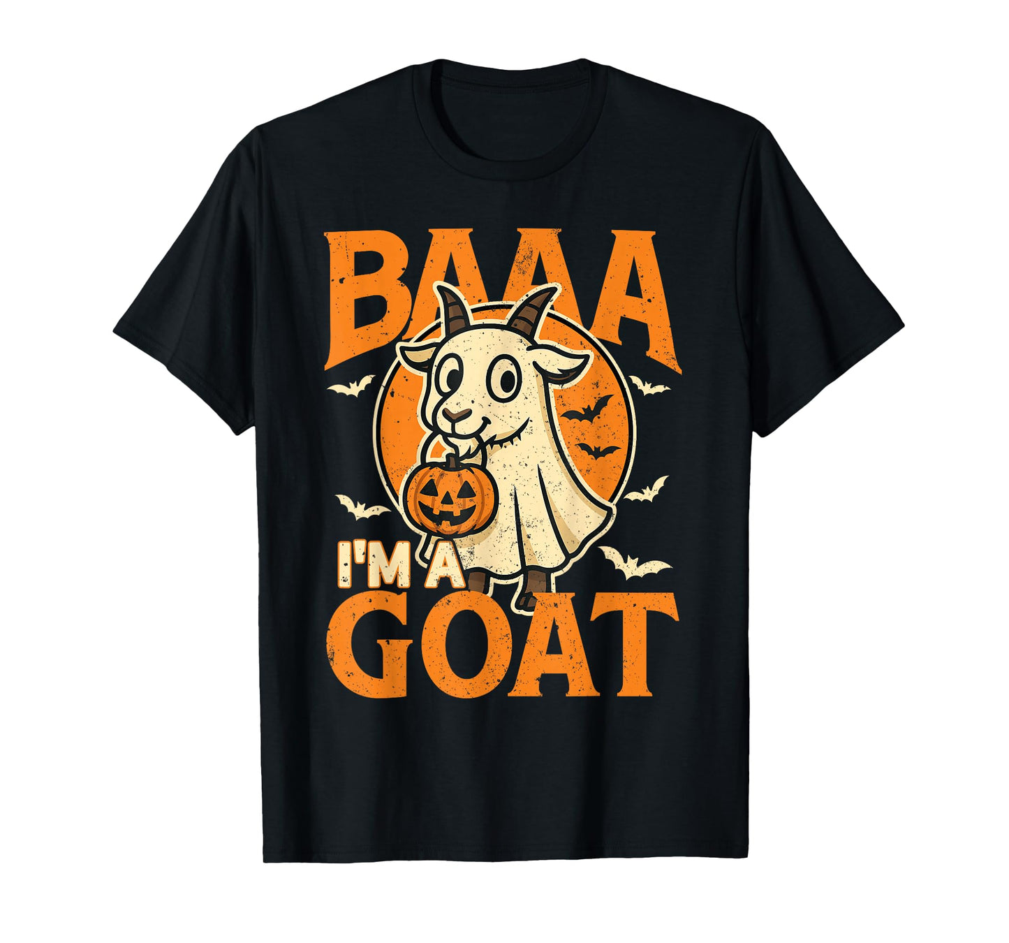 Baa I'm A Goat Cute Ghost Costume Funny Trick or Treat Party T-Shirt
