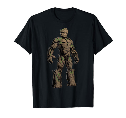 Marvel Guardians of the Galaxy Vol. 3 Groot Hero Pose T-Shirt