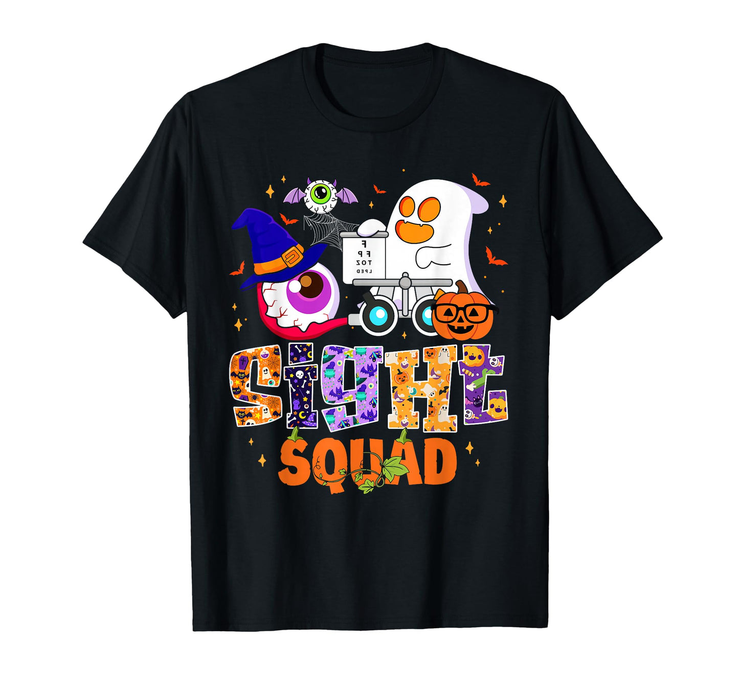 Sight Squad Funny Halloween Optometry Eye Doctor Optometrist T-Shirt