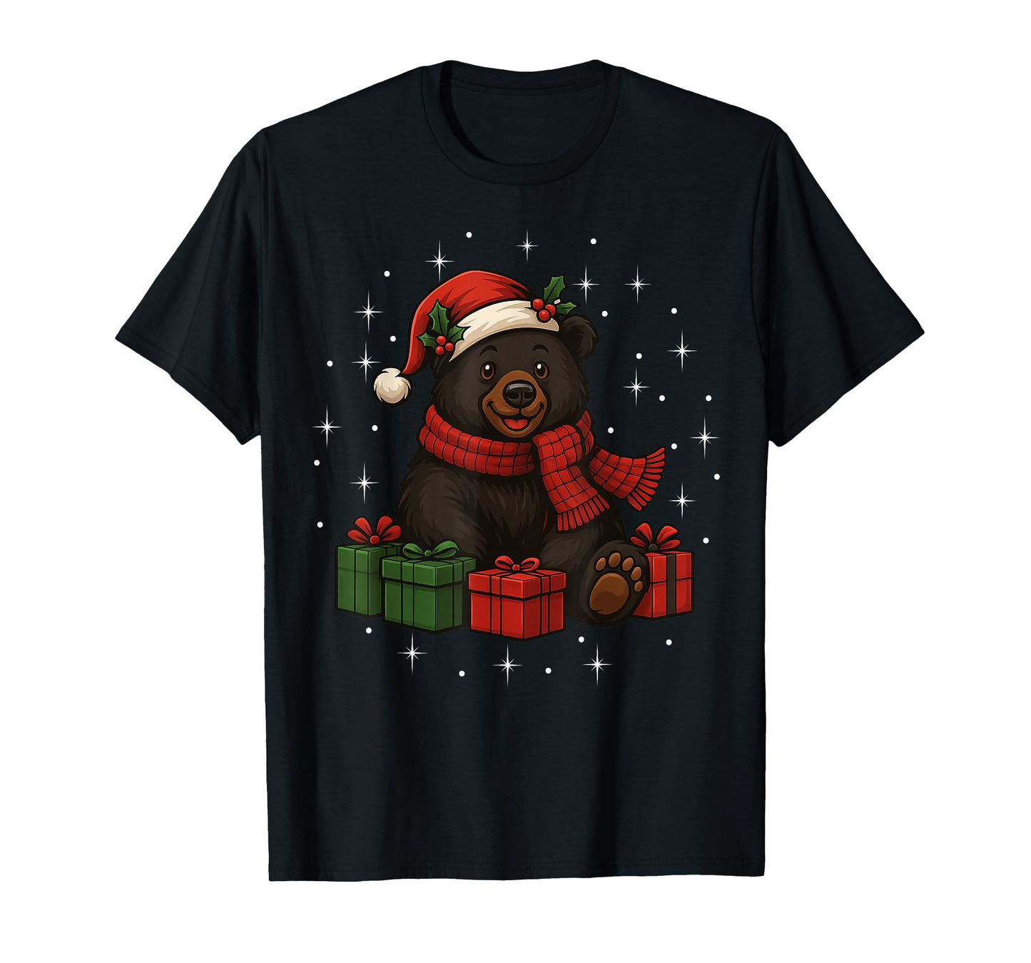 Funny Bear Christmas PJ Pajama Men Women Kids PJS for Family T-Shirt