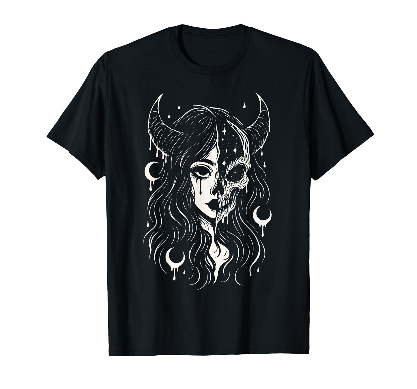 Demon Girl Horror Anime Manga Japanese Art Alt Kawaii Goth T-Shirt