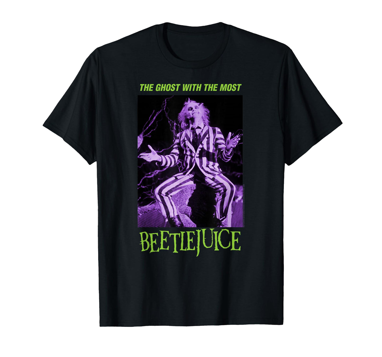 Beetlejuice Ghost with The Most Purple Photo Movie T-Shirt