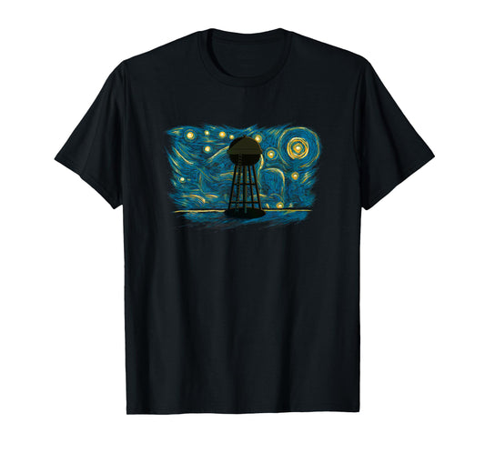 Retro Vintage Style Texas Water Tower T-Shirt