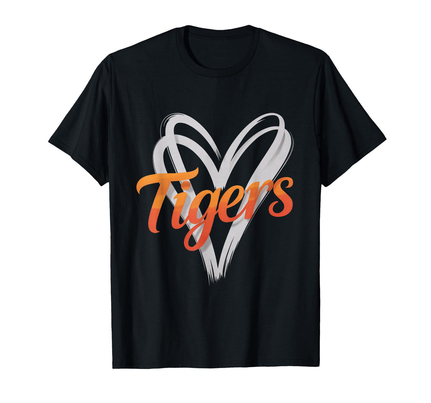 Tigers School Sports Fan Team Spirit Mascot Cute T-Shirt