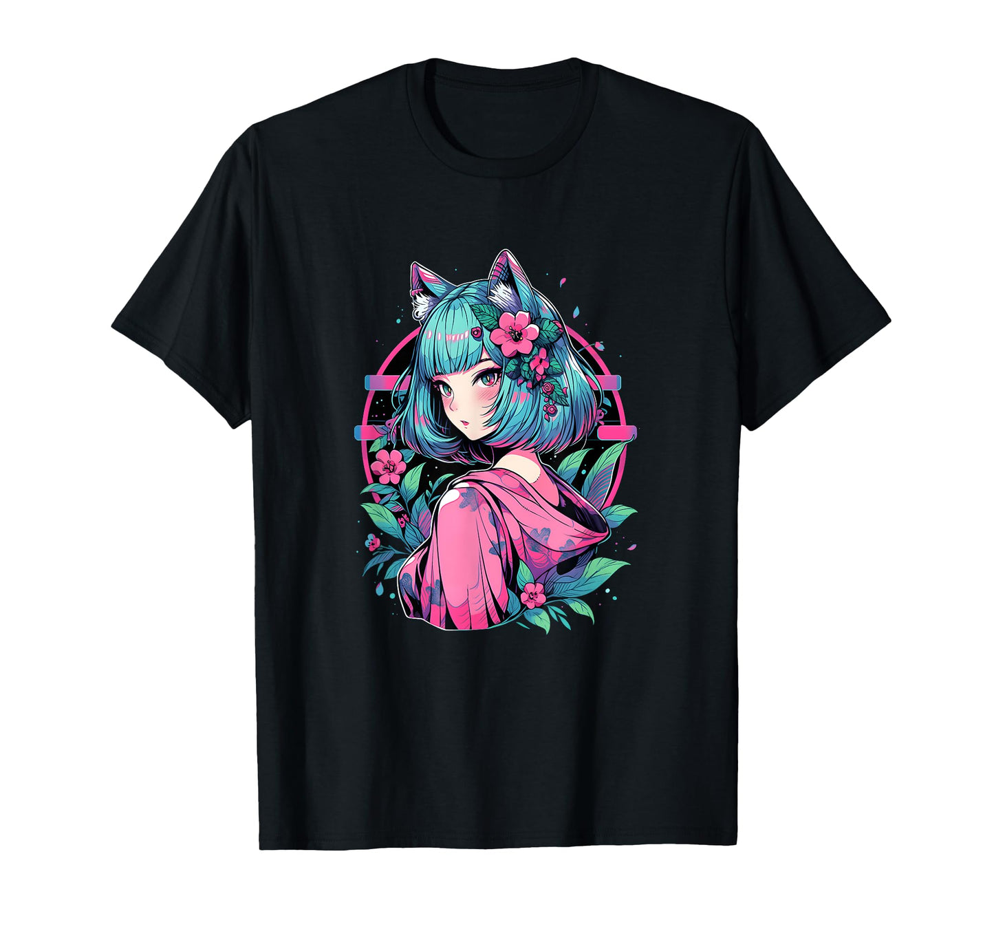 Anime Girl Anime Otaku Japanese Aesthetic T-Shirt