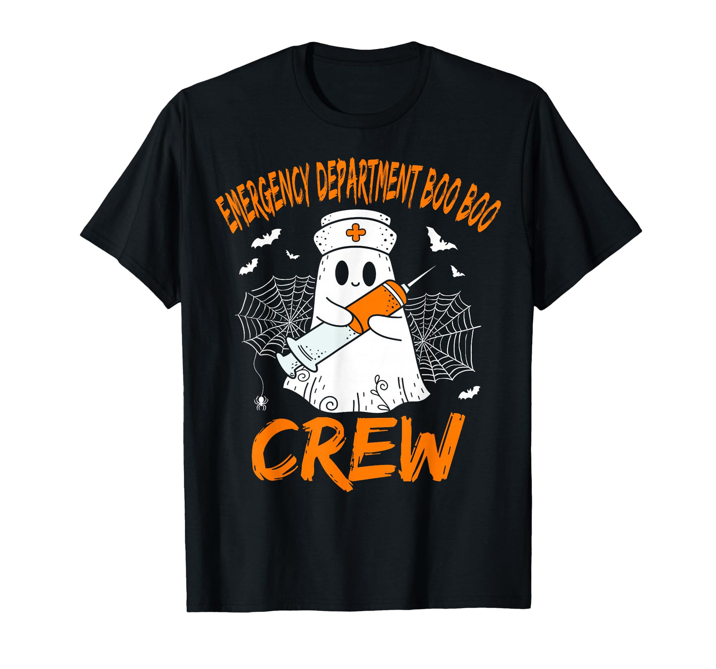 Emergency Department Boo Crew Ghost ER Nurse Halloween T-Shirt