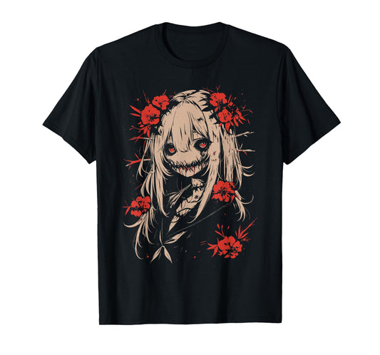 Horror Anime Manga | Japan Japanese Creepy Kawaii Goth T-Shirt