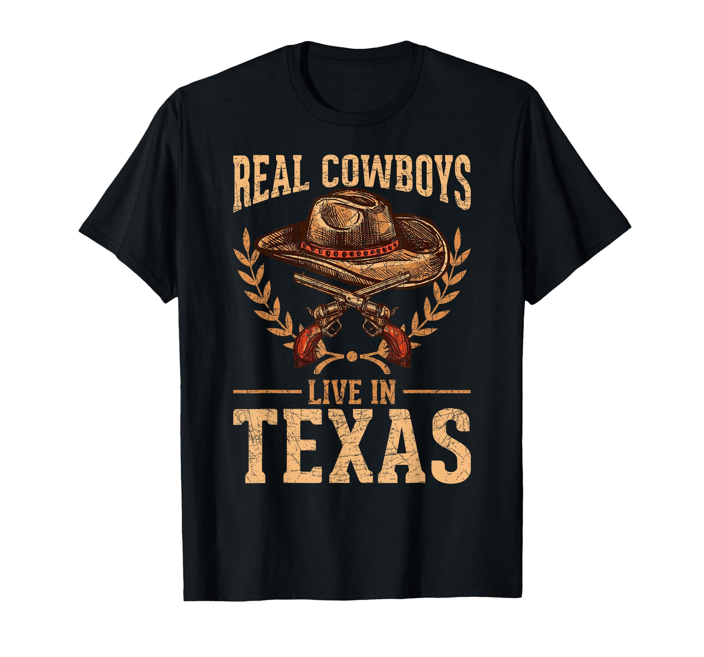 US State Texas Flag Patriotic Texan Cowboy Hat USA Texas T-Shirt