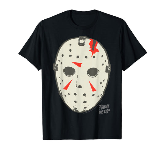 Friday The 13th Jason Damaged Mask T-Shirt