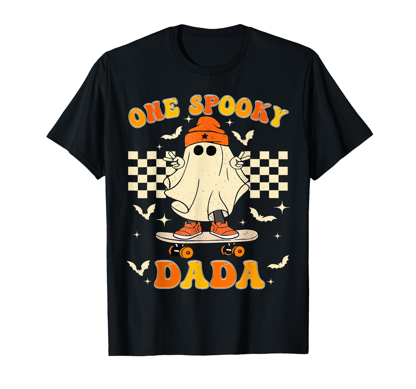 Groovy Boo One Spooky Dada First Halloween Birthday Boy T-Shirt