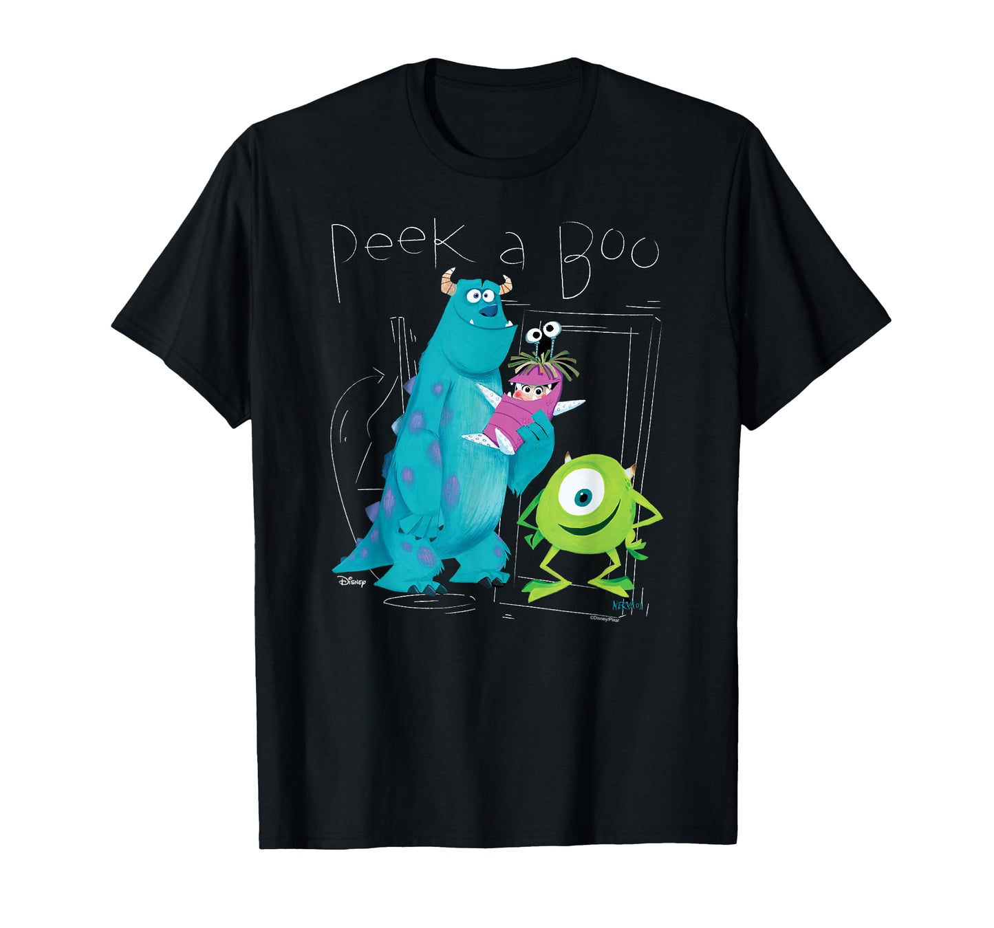 Monsters Inc - Peek A Boo T-Shirt