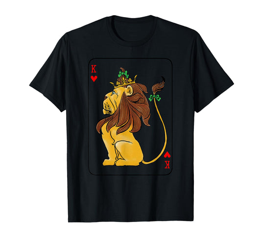 OZ Lion Card King of the Jungle Wizard of OZ Cowardly Lion T-Shirt