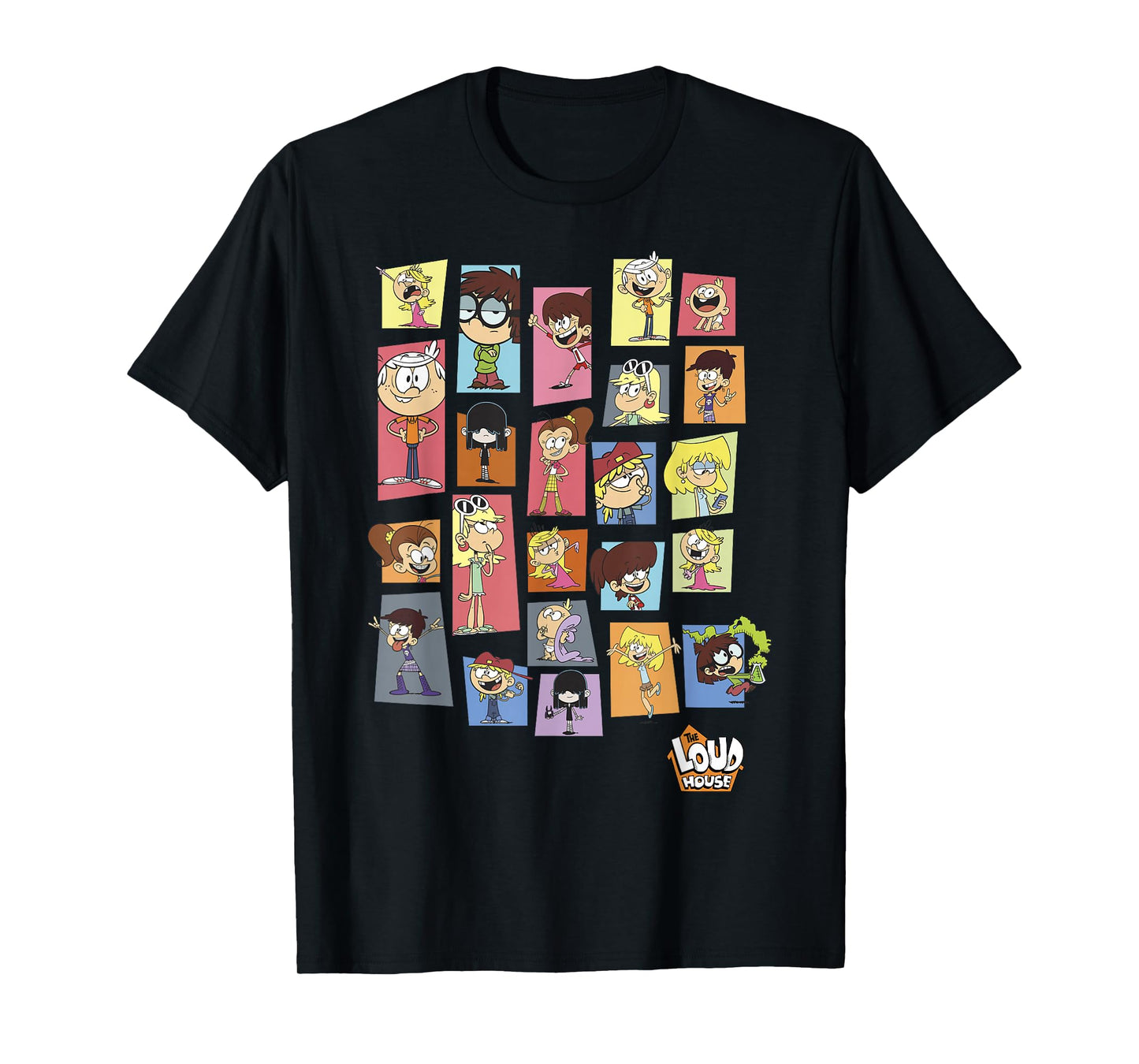 The Loud House Colorful Panels Logo T-Shirt