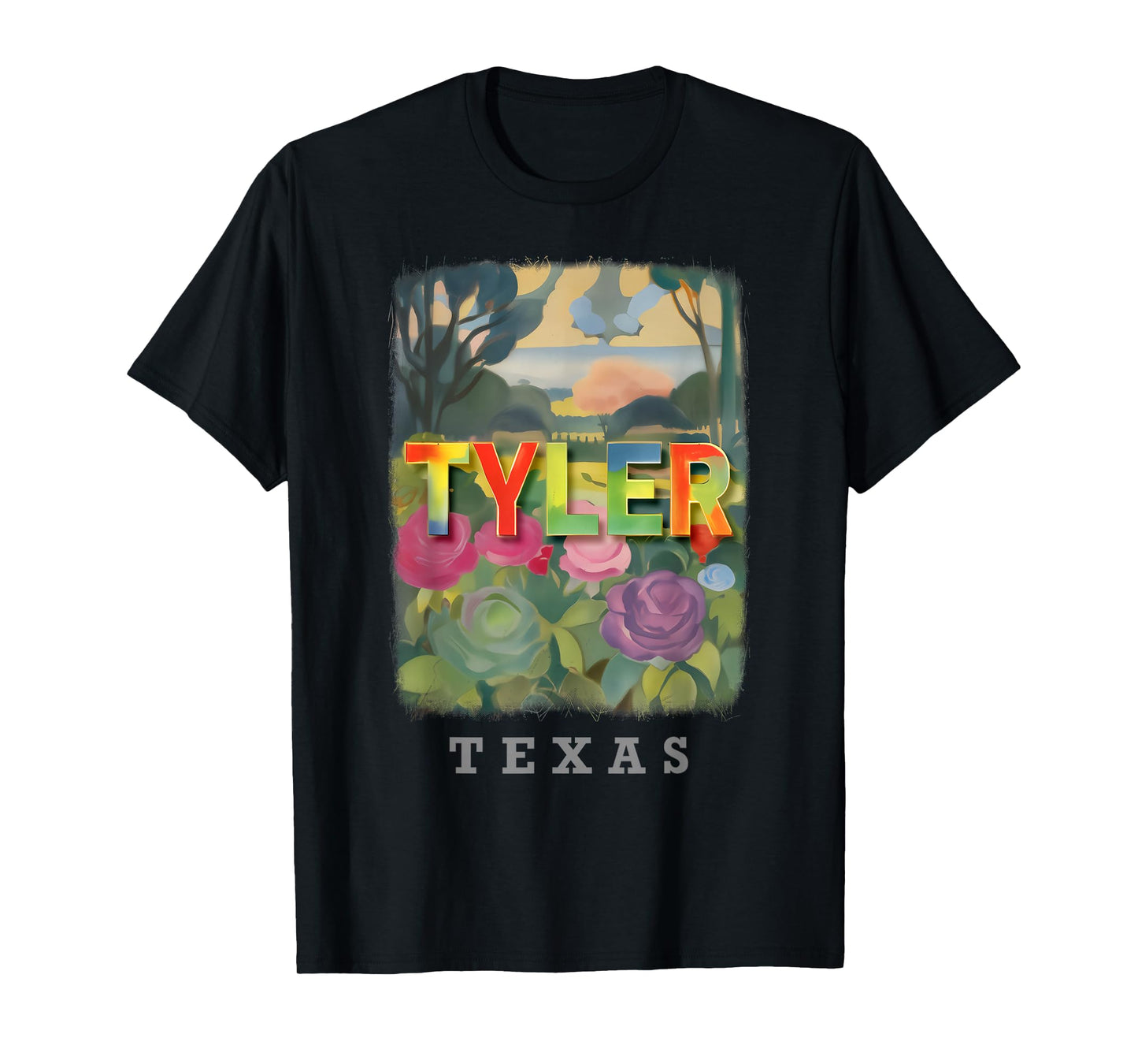 Tyler Texas TX Rose Garden Splendor SD894 T-Shirt
