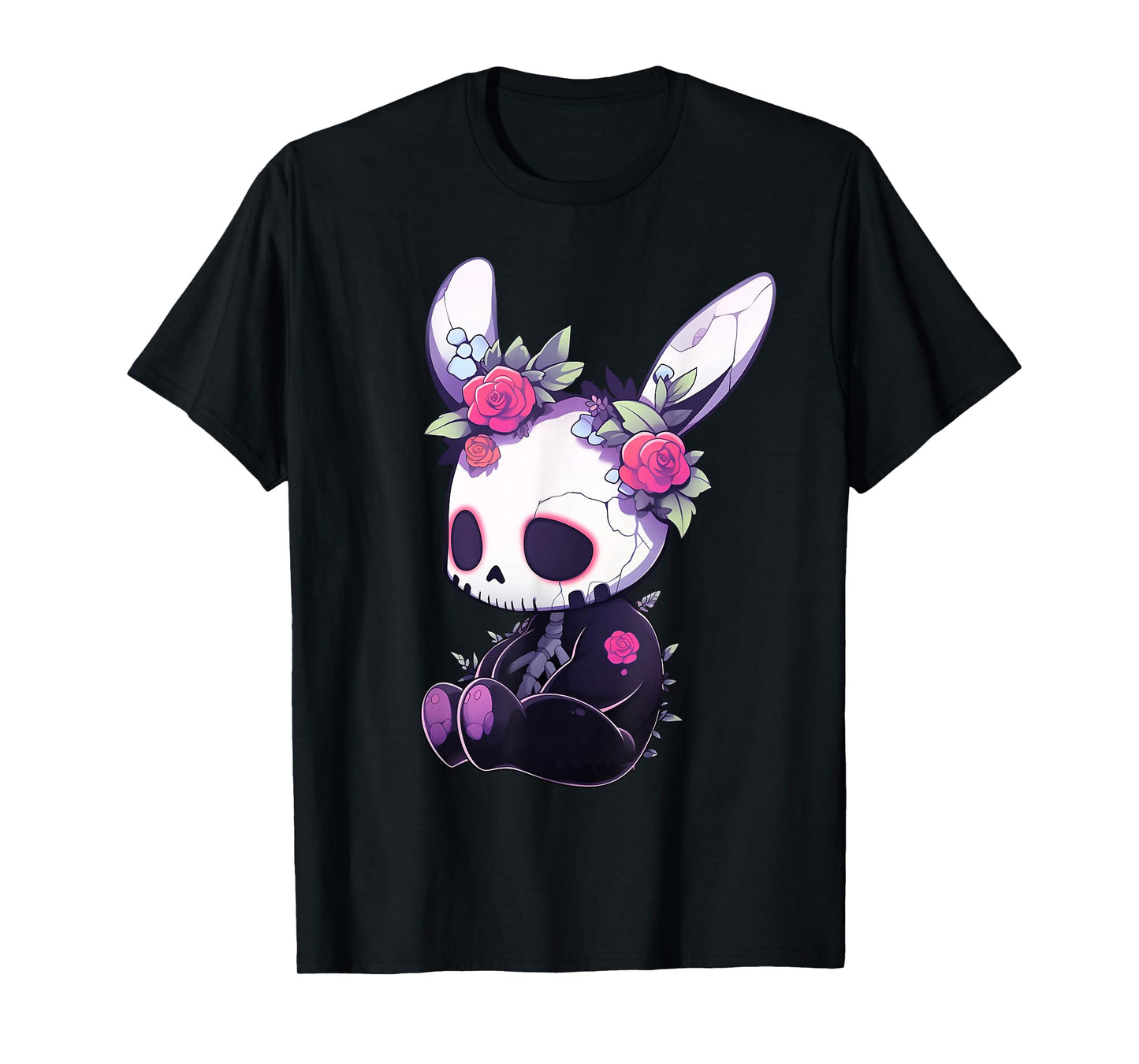 Goth Bunny Gothic Outfit Cute E-Girl Kawaii Rabbit Grunge T-Shirt