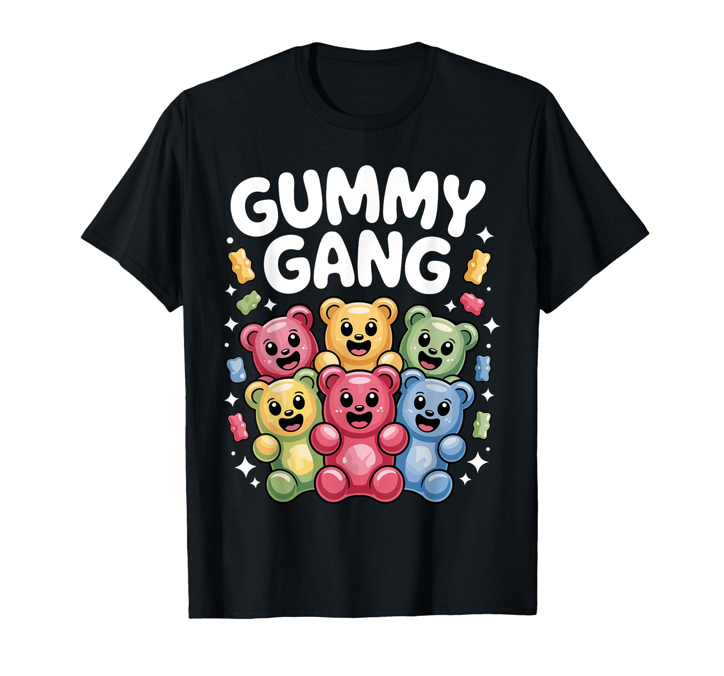 Funny Gummy Bear Design for Men Women Kids Gummy Bear Lovers T-Shirt