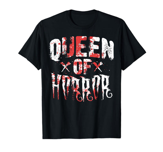 Cool Horror Movie Art for Women Girls Halloween Horror Lover T-Shirt