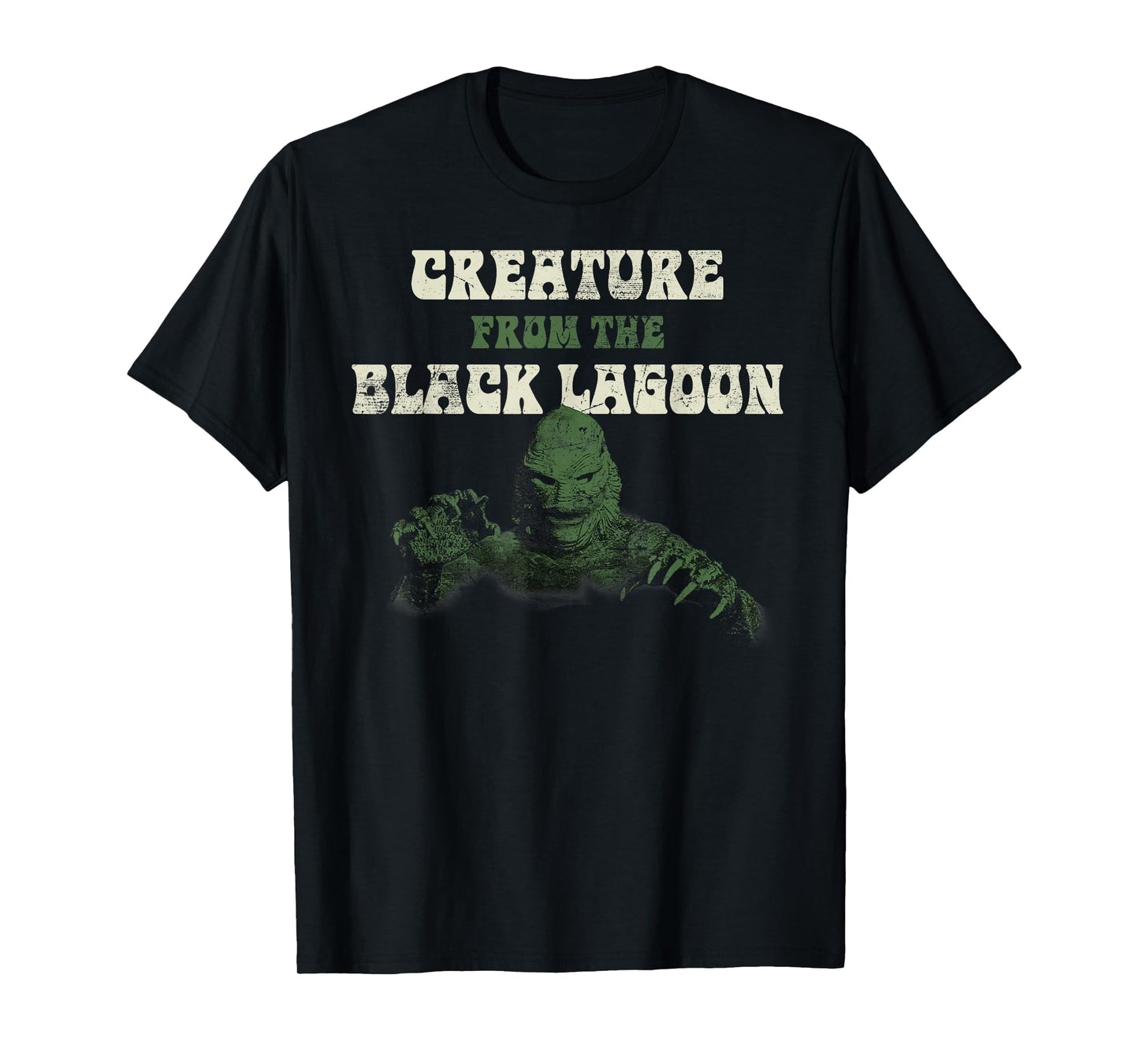 Universal Monsters From The Black Lagoon Dark Portrait T-Shirt