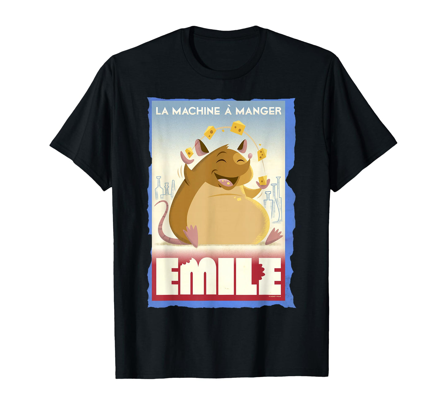 Disney Pixar Ratatouille Emile Eating Poster T-Shirt
