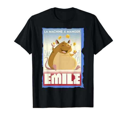 Disney Pixar Ratatouille Emile Eating Poster T-Shirt