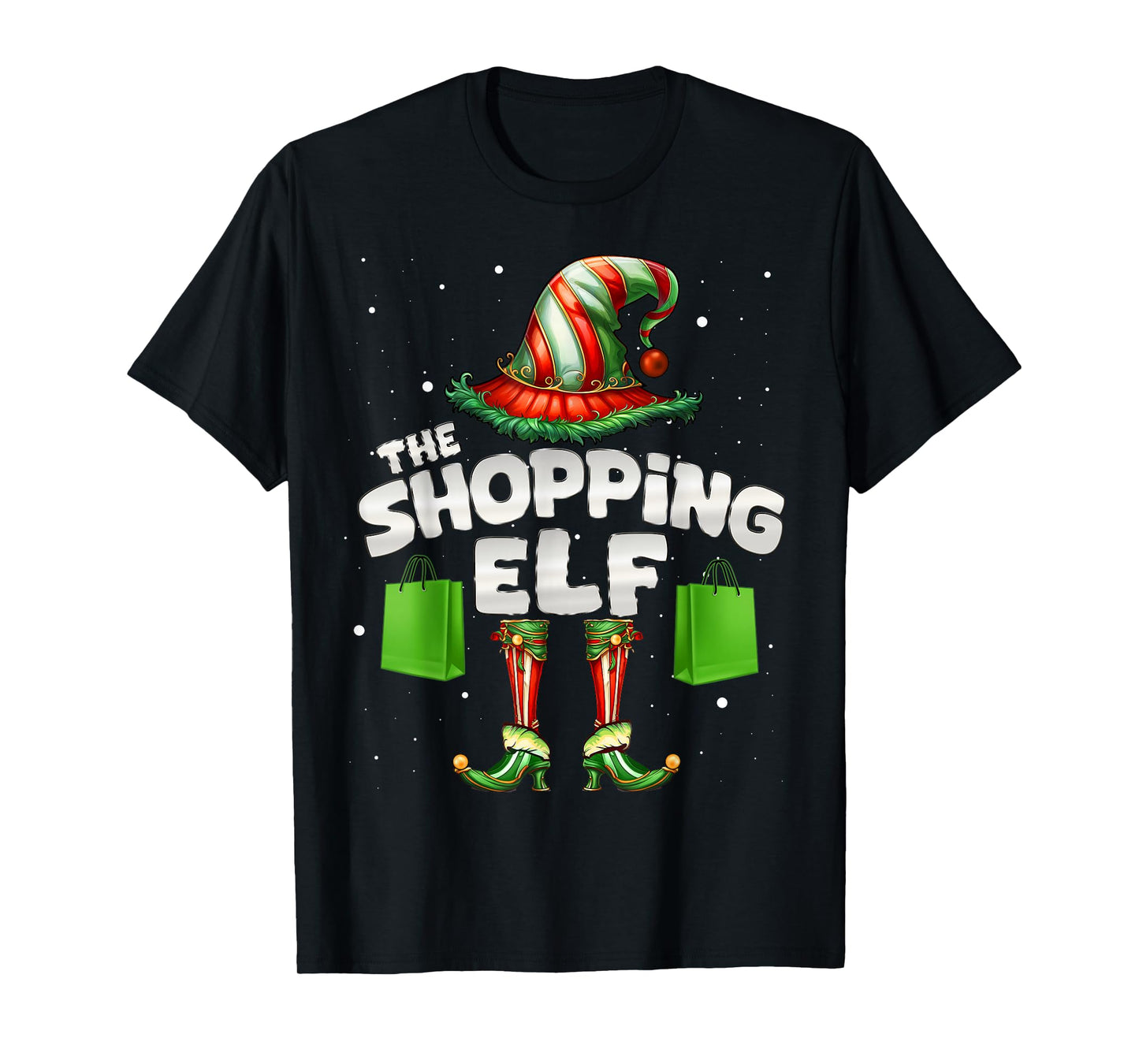I'm The Shopping Elf Family Matching Group Christmas T-Shirt