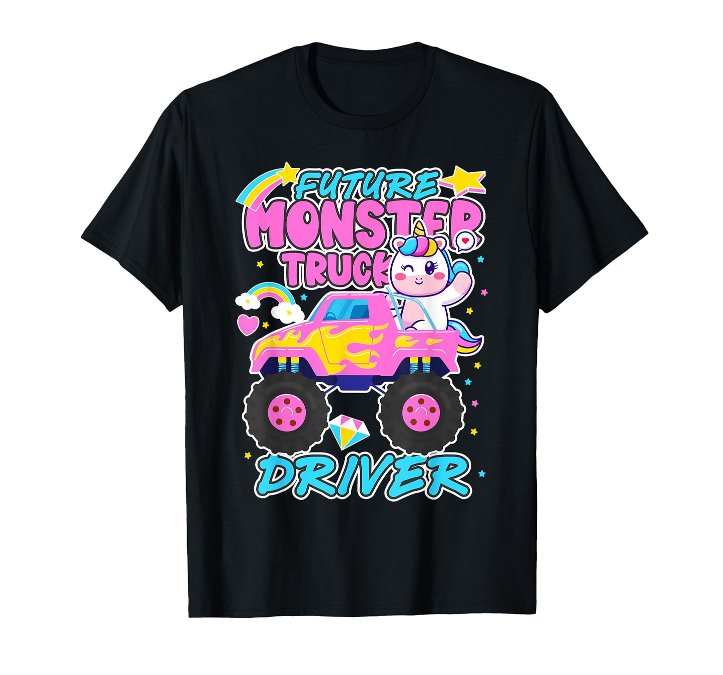 Future Monster Trucks Driver Funny Monster Trucking Lovers T-Shirt