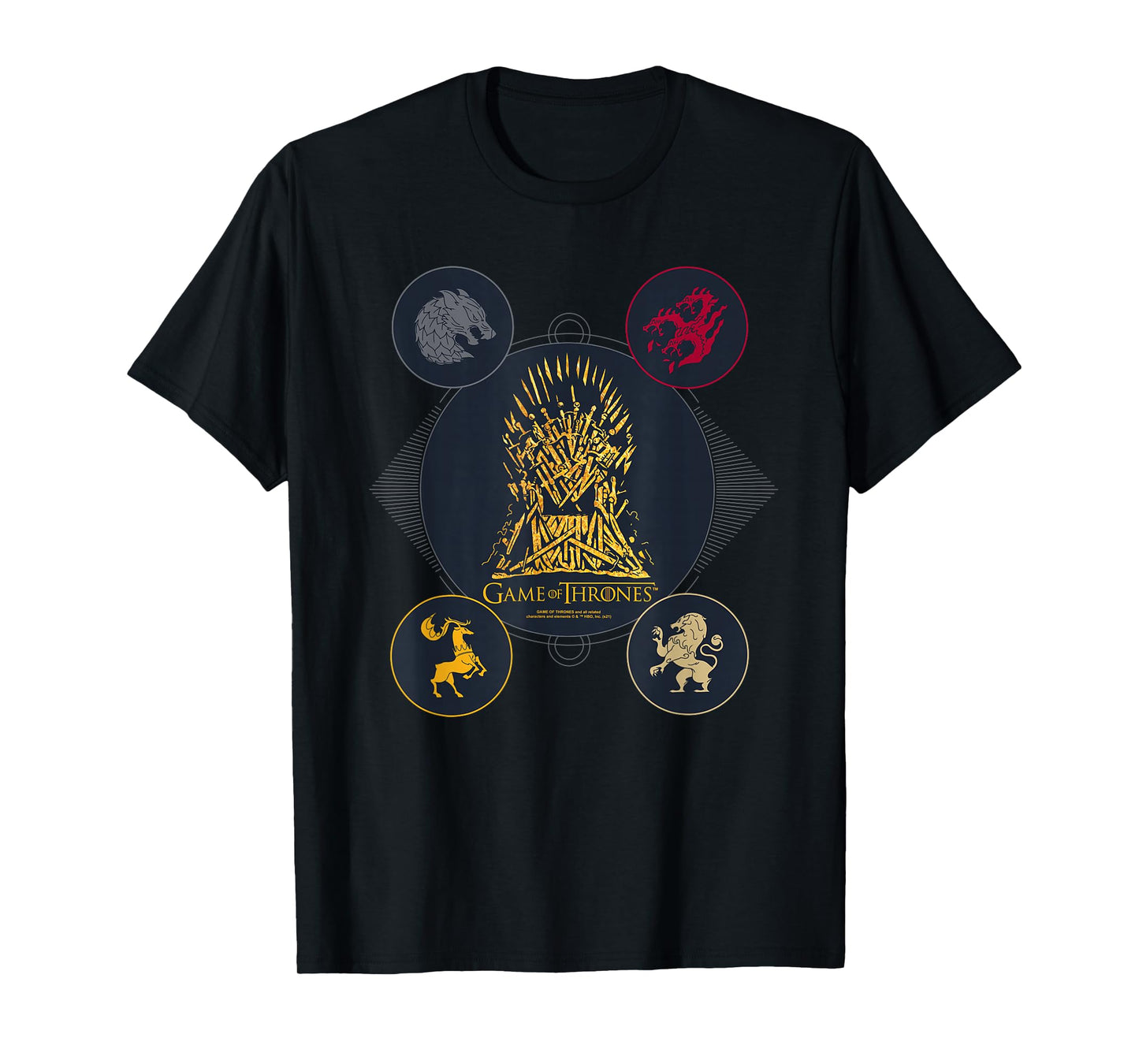 Game of Thrones 4 Houses for the Throne T-Shirt
