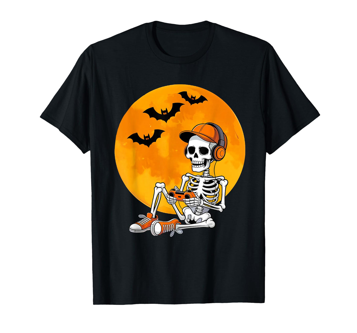 Funny Meme Skeleton Gamer Halloween Costume for Men Boys T-Shirt