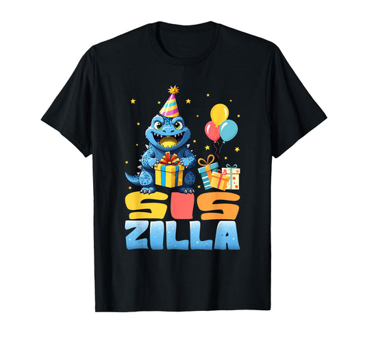 Siszilla Funny Monster Kaiju Family Matching Birthday Girls T-Shirt