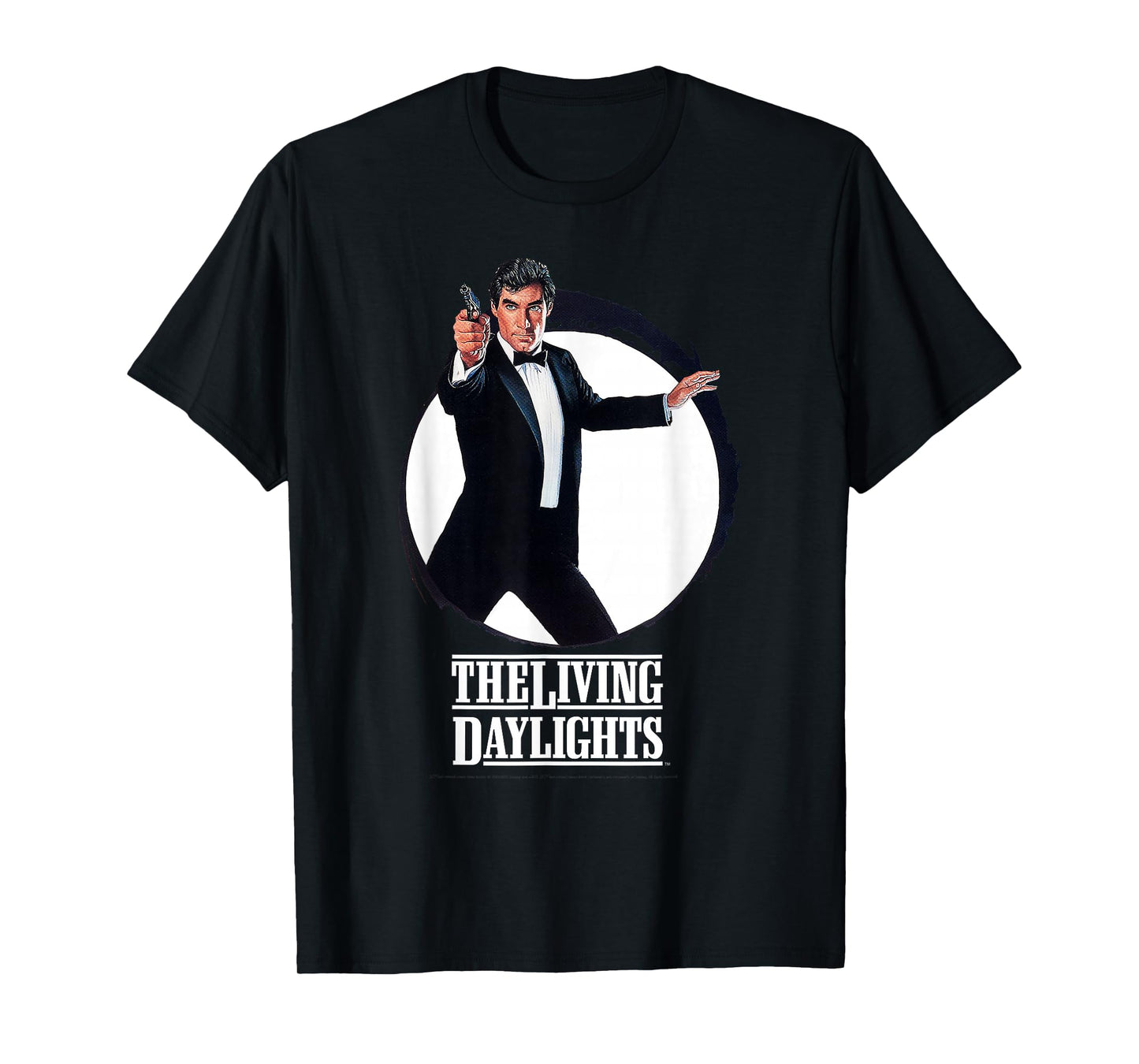 Official James Bond 007 The Living Daylights T-Shirt