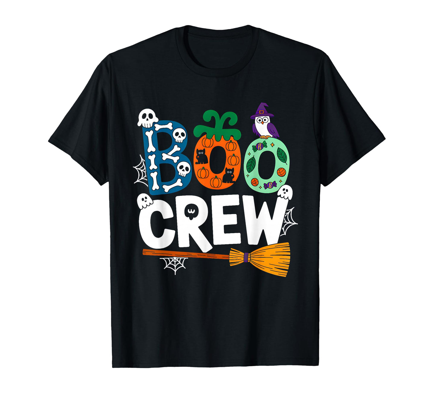 Halloween Boo Crew Funny Halloween Costume for Men Women Kid T-Shirt
