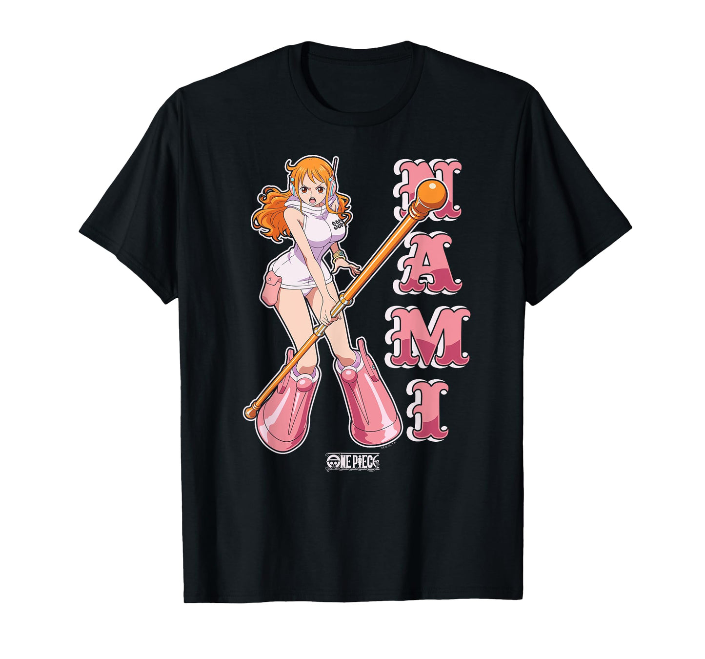 One Piece Anime Nami Egghead Island Costume T-Shirt