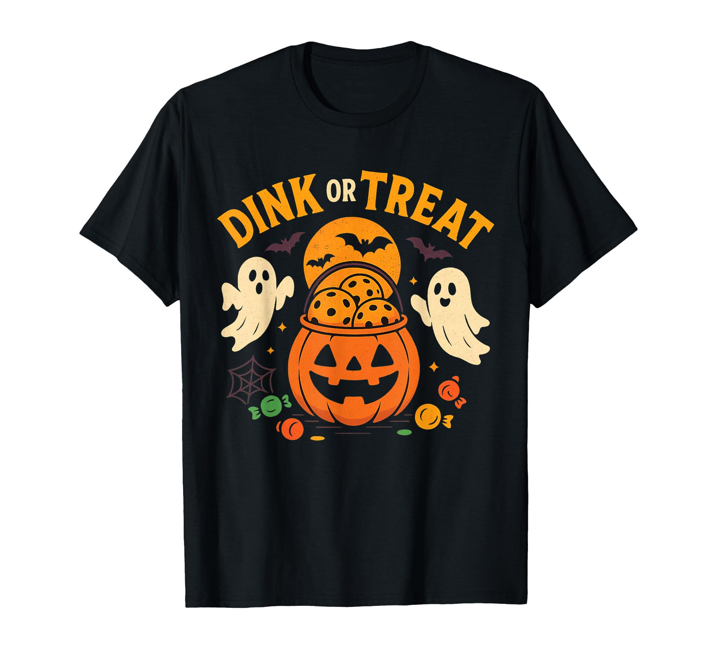 Halloween Costumes Adult Pickleball Dink or Treat Tee T-Shirt