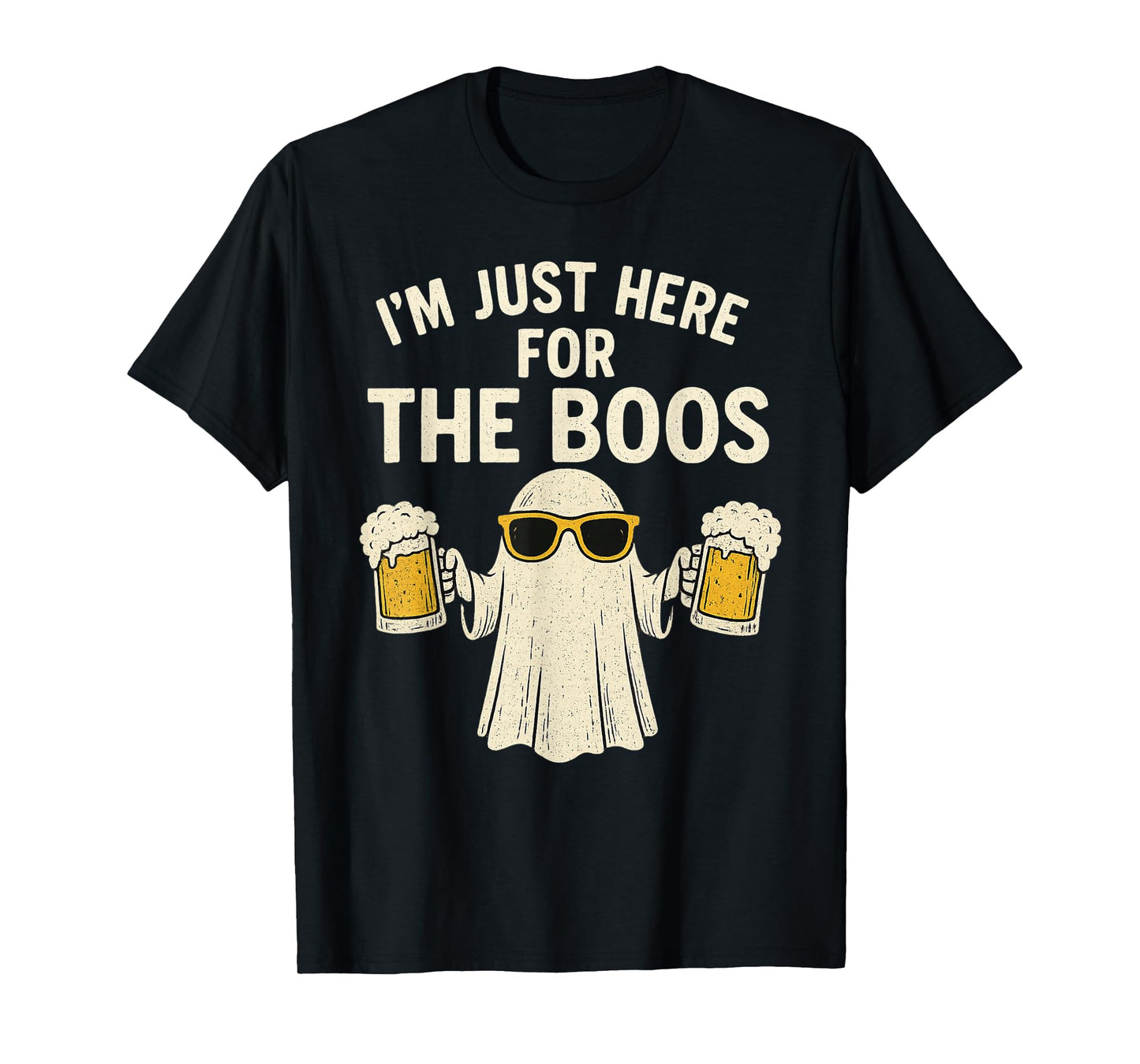 Im Just Here for The Boos Funny Gift Halloween Ghost T-Shirt