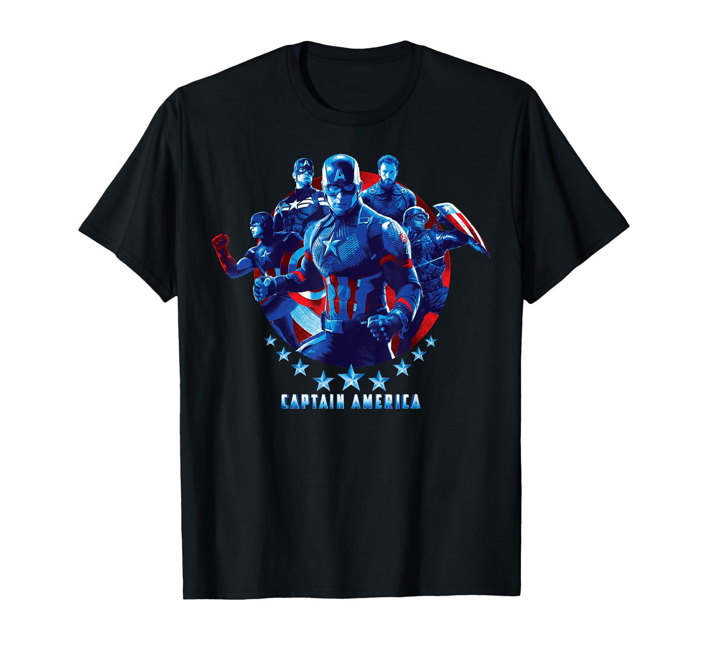 Marvel Avengers: Endgame Captain America Mashup T-Shirt