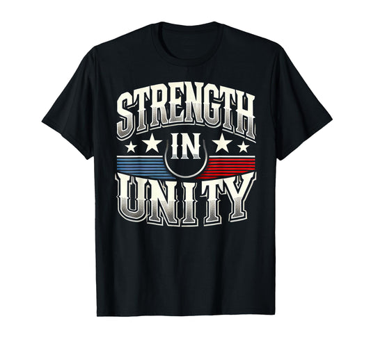 Strength in Unity Mens patriotic T-Shirt