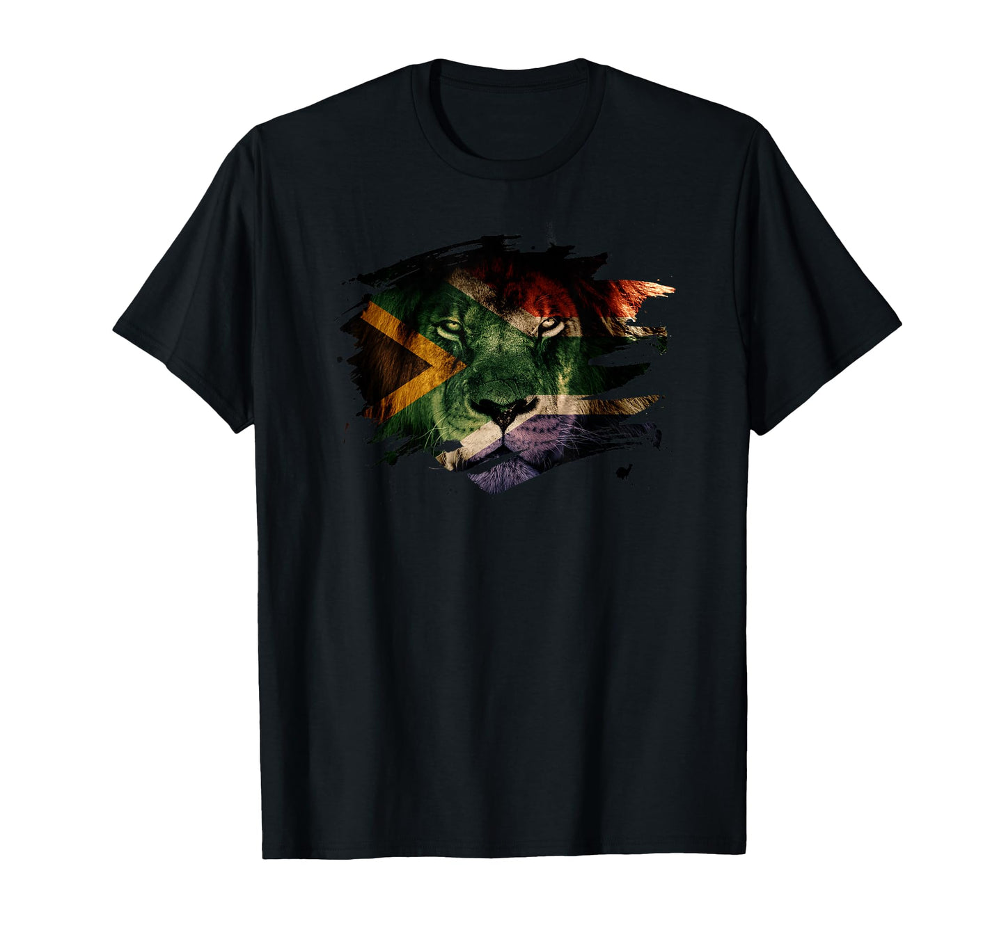 South Africa Flag and Lion - South African Pride T-Shirt