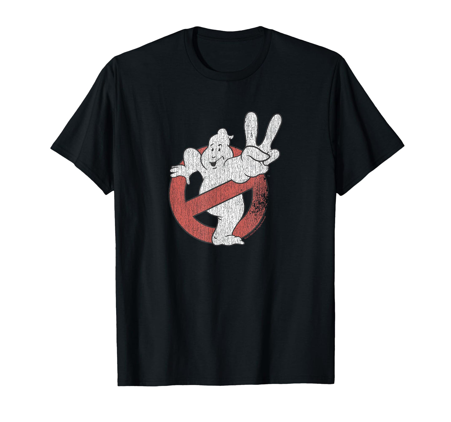 Ghostbusters Distressed Logo Ghostbusters II Retro Movie T-Shirt