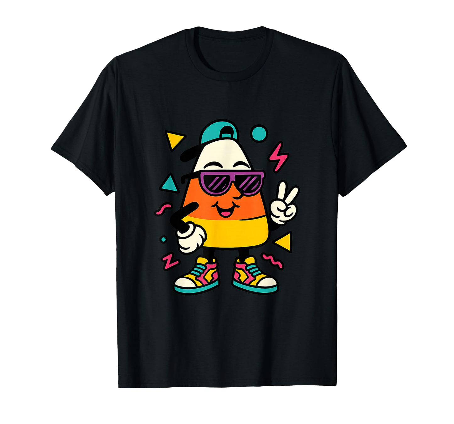 Halloween Costume Retro 90s Candy Corn T-Shirt